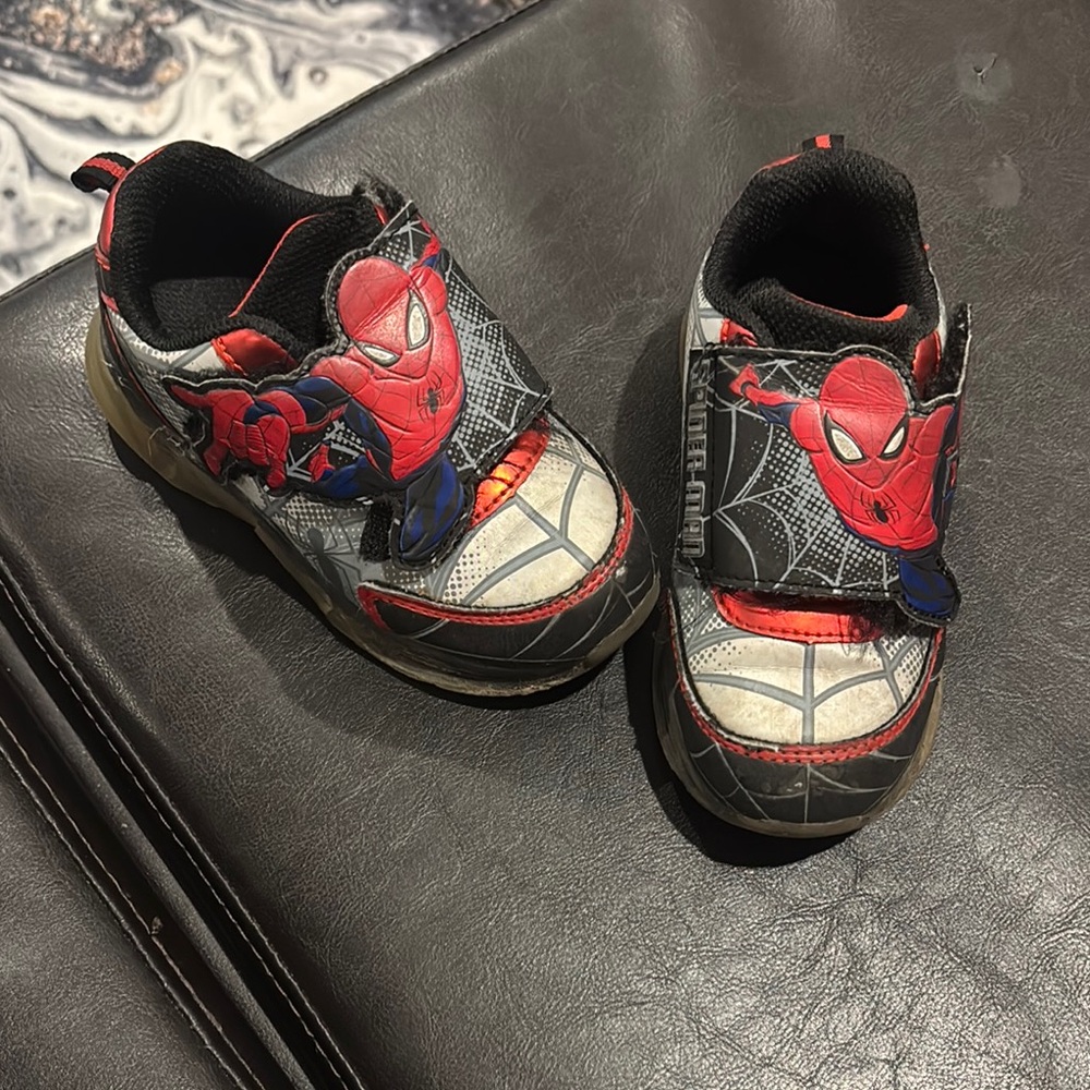 Marvel Spider-Man Kids Sneakers - Red, Black, and Gray